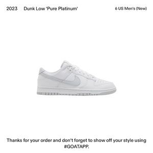 White dunk lows